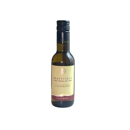 Rkaciteli - wino białe wytrawne 187 ml